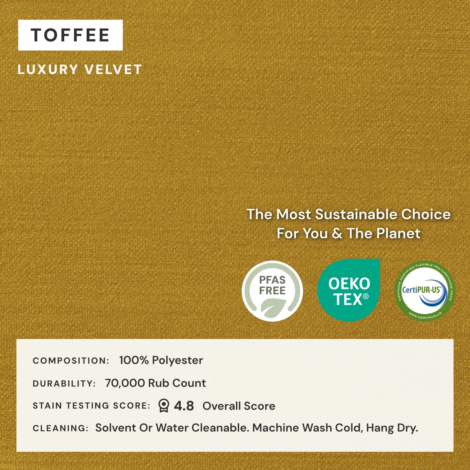 Elevate Comfort Layer Set for 3-Seater | Luxury Velvet in Toffee - Image 7