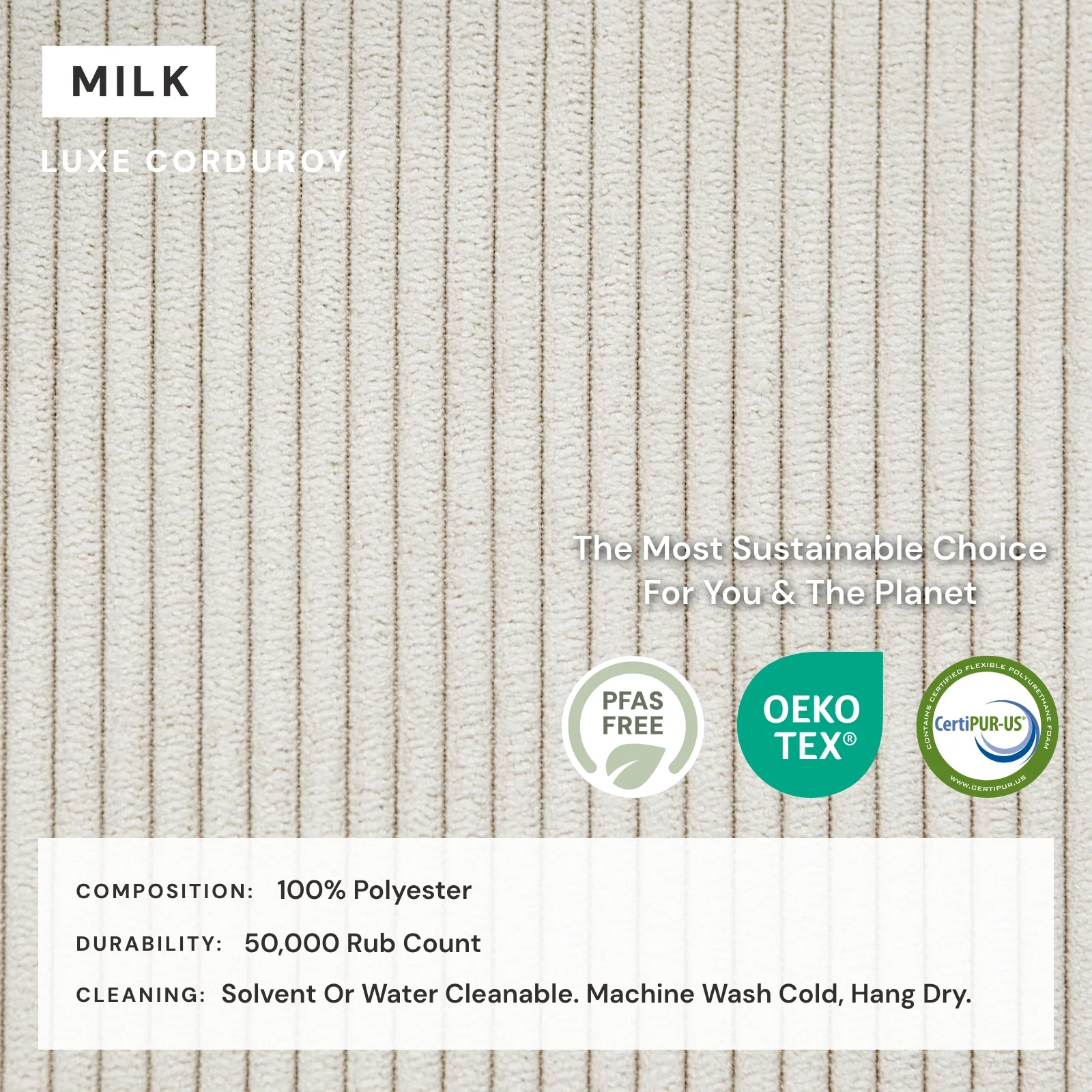 Elevate Comfort Layer for Ottoman in Milk - Image 7