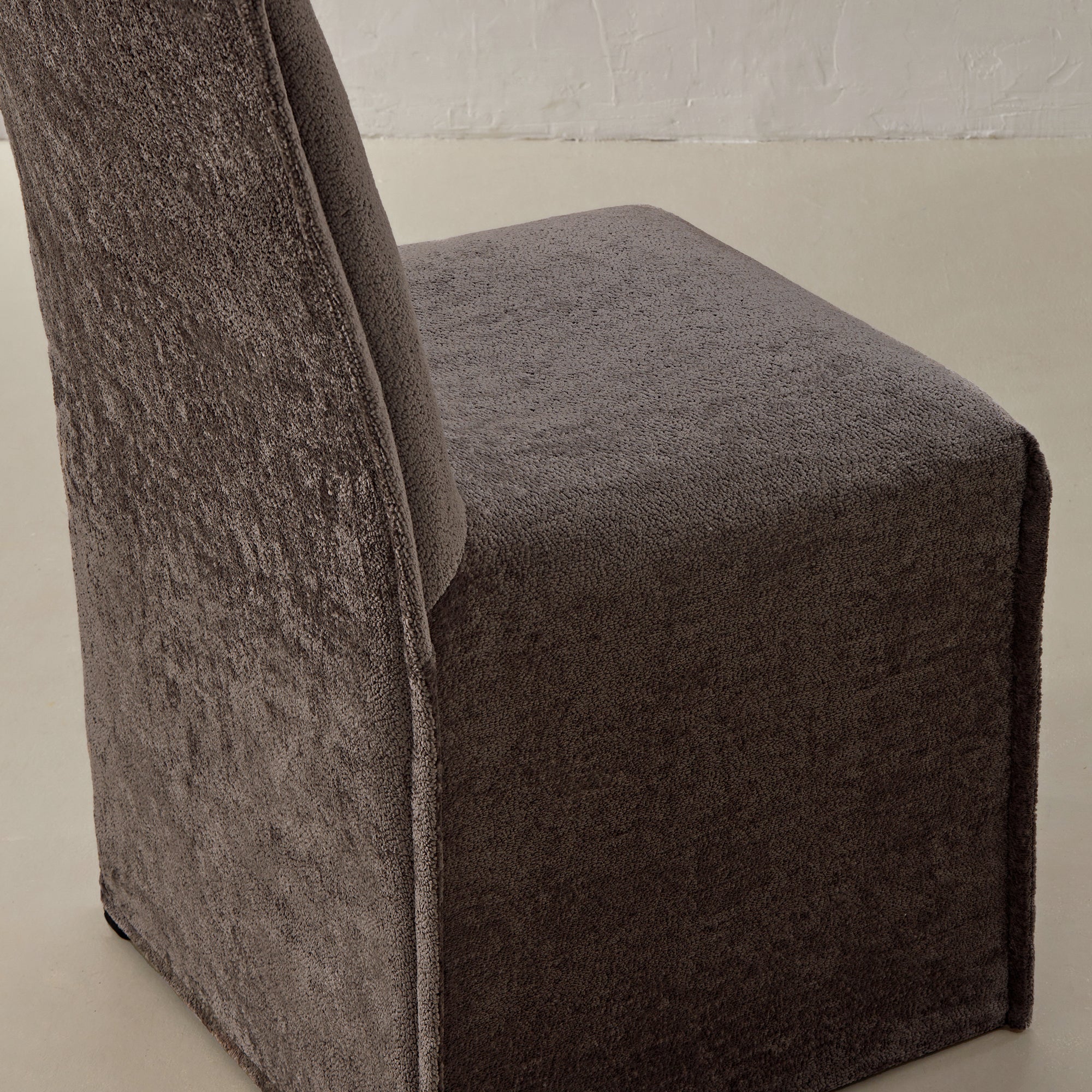 Washable Upholstered Dining Chair | 19” Back Height in Caviar - Image 7