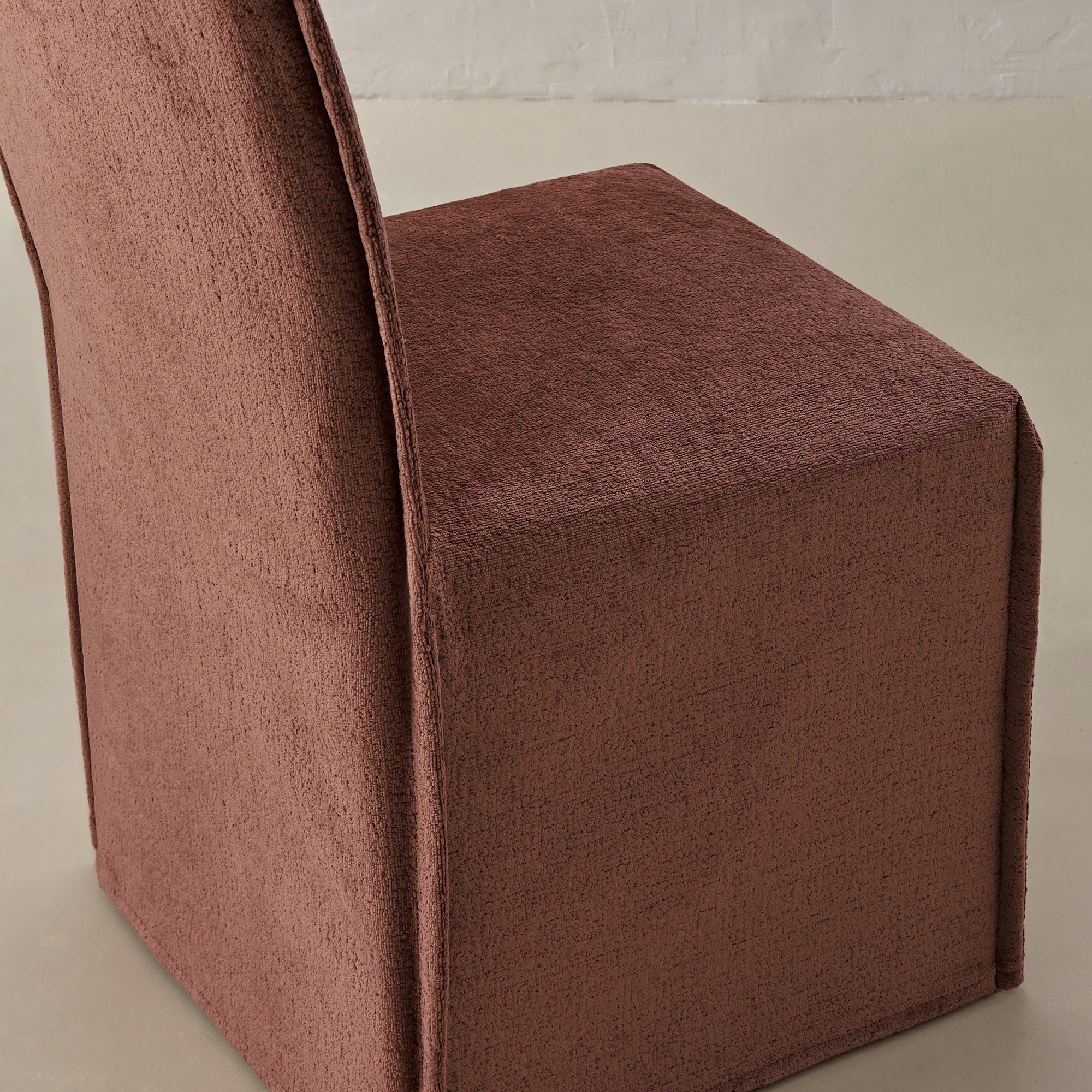 Washable Upholstered Dining Chair | 19” Back Height in Chestnut - Image 7