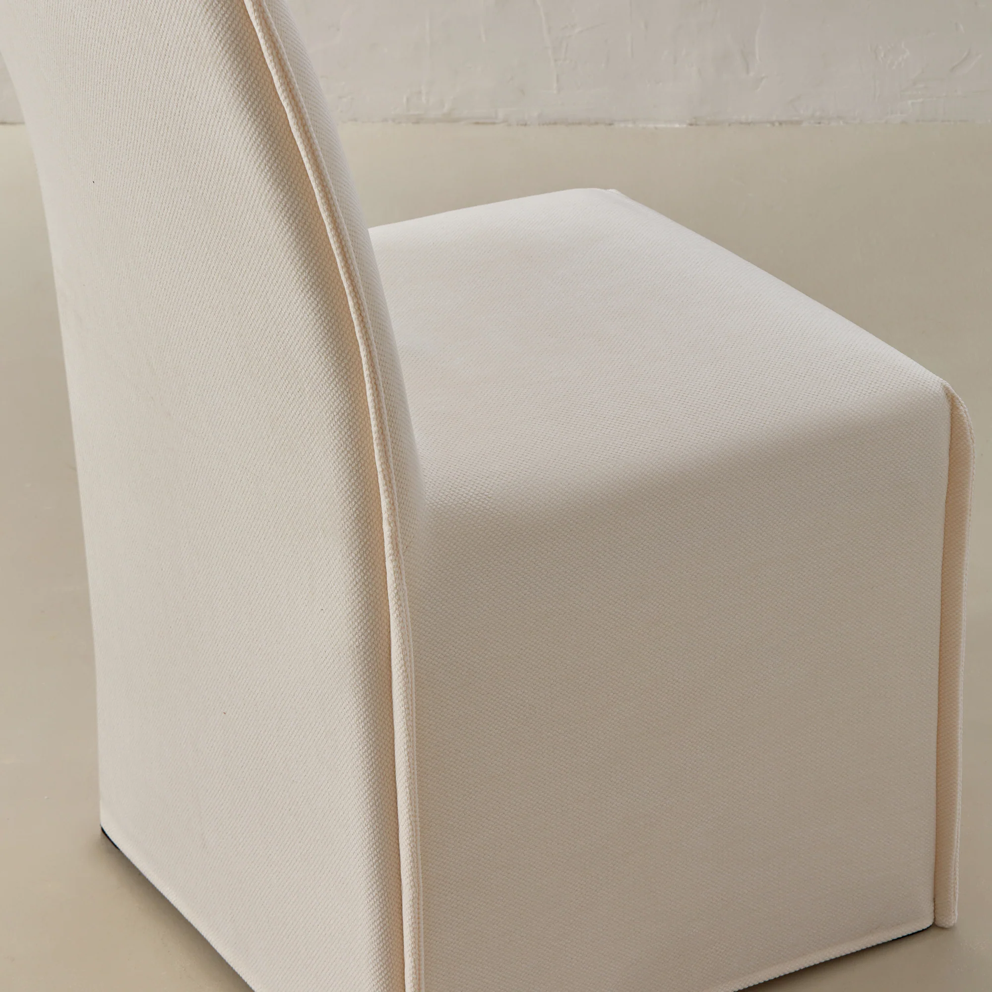 Washable Upholstered Dining Chair | 19” Back Height in Powder - Image 7